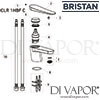 Bristan Claret 1 Hole Bath Filler Spares